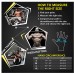 Updated 2021 Ventilated Weight Lifting Gym Workout Gloves Full Finger with Wrist Wrap Support for Men & Women, Full Palm Protection, for Weightlifting, Training, Fitness, Hanging, Pull ups