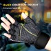 Updated 2021 Ventilated Weight Lifting Gym Workout Gloves Full Finger with Wrist Wrap Support for Men & Women, Full Palm Protection, for Weightlifting, Training, Fitness, Hanging, Pull ups