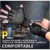 Updated 2021 Ventilated Weight Lifting Gym Workout Gloves Full Finger with Wrist Wrap Support for Men & Women, Full Palm Protection, for Weightlifting, Training, Fitness, Hanging, Pull ups
